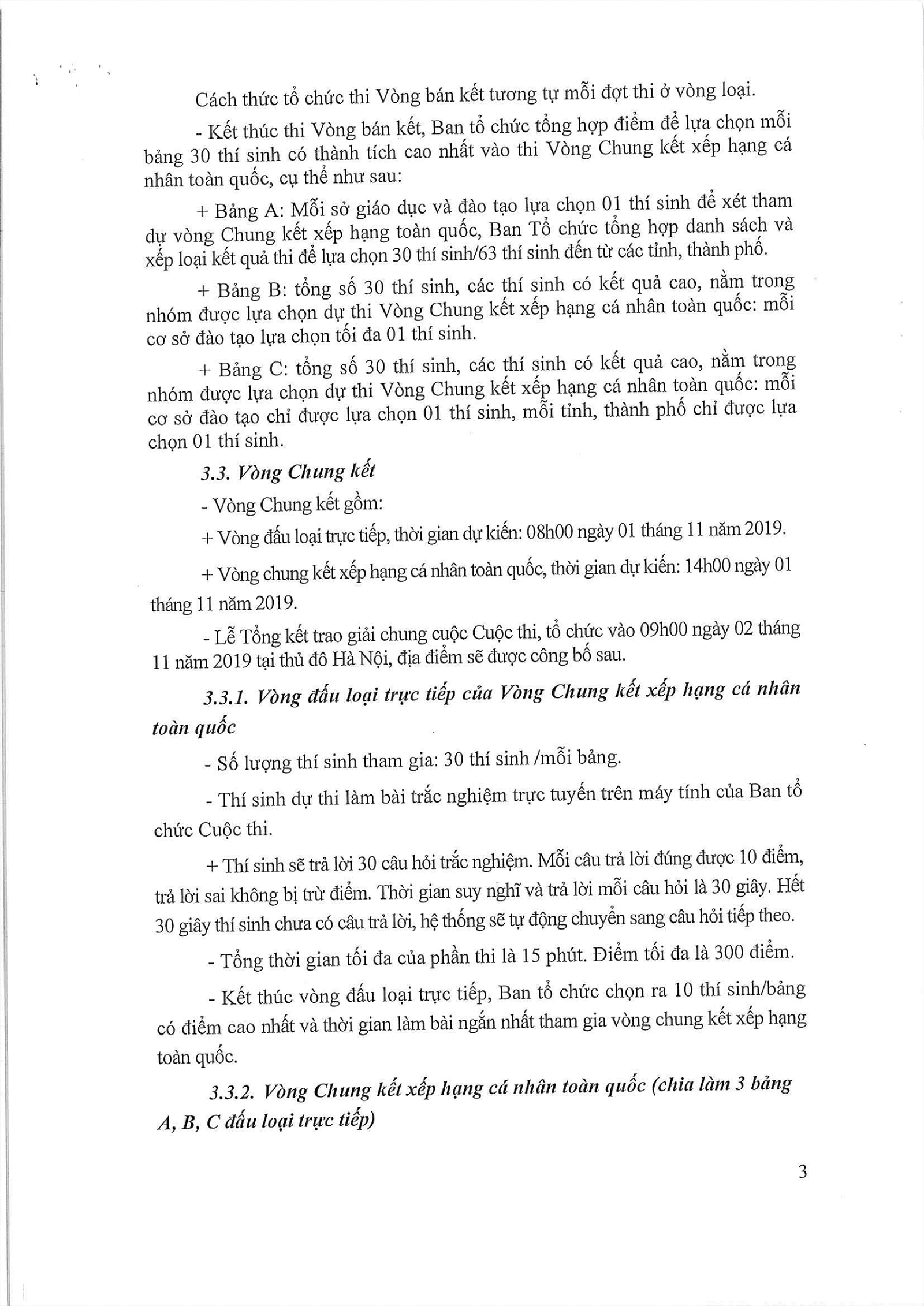 Thể lệ Cuộc thi “Tuổi trẻ học tập và làm theo tư tưởng, đạo đức, phong cách Hồ Chí Minh” năm 2019 - Trang 3