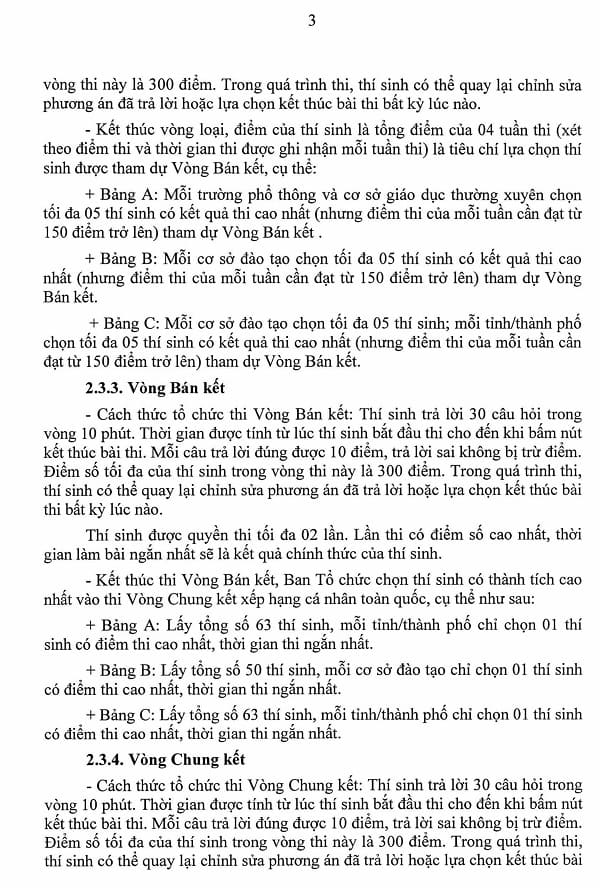 Thể lệ Cuộc thi Tuổi trẻ học tập và làm theo tư tưởng, đạo đức, phong cách Hồ Chí Minh năm 2021 - Trang 3