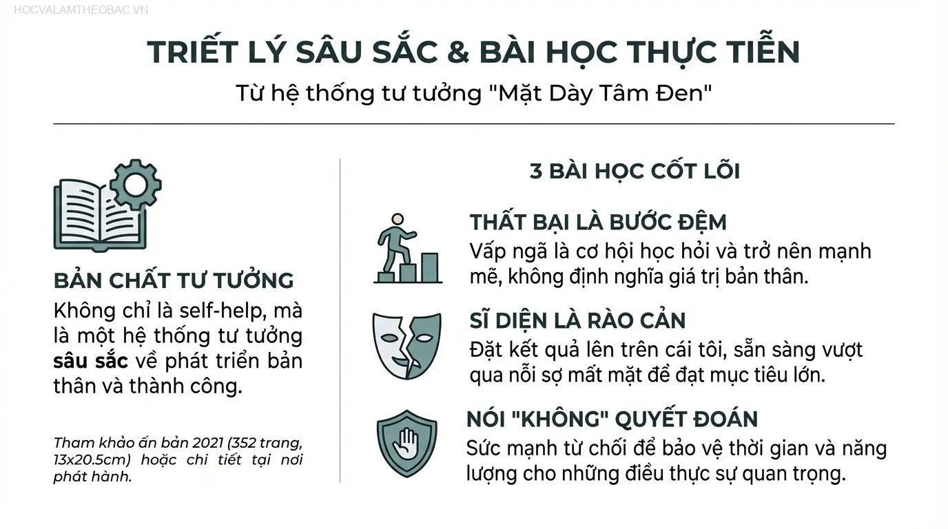 10 bài học giá trị có thể rút ra từ triết lý “Mặt Dày Tâm Đen” để áp dụng vào sự nghiệp và cuộc sống.