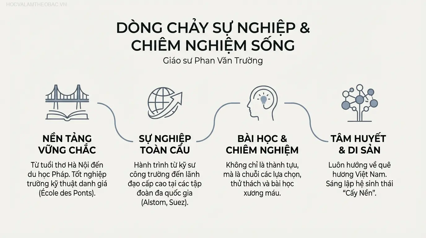 Giáo sư Phan Văn Trường, tác giả cuốn sách và là người có sự nghiệp quốc tế lẫy lừng, người sáng lập hệ sinh thái Cấy Nền.