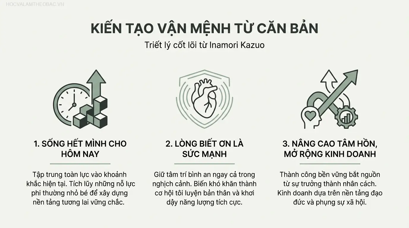 Inamori Kazuo, tác giả cuốn sách ‘Tâm’ và là người sáng lập tập đoàn Kyocera và KDDI.
