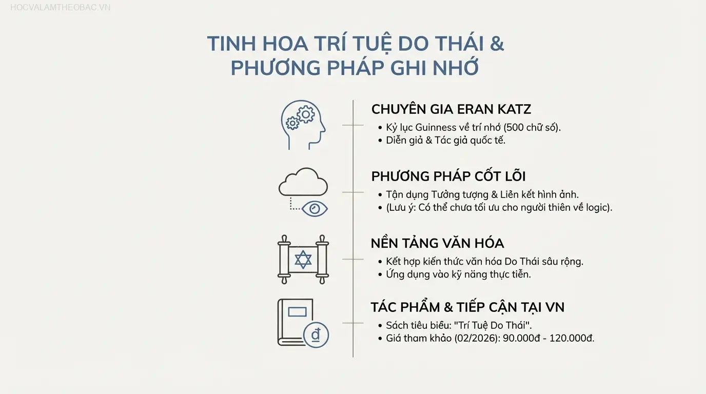 Tác giả Eran Katz, chuyên gia hàng đầu về trí nhớ và là người nắm giữ Kỷ lục Guinness về khả năng ghi nhớ.